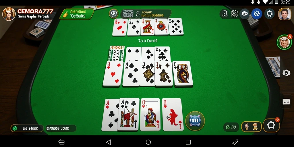 Gameplay seru CEMARA777 dengan fitur interaksi antar pemain.