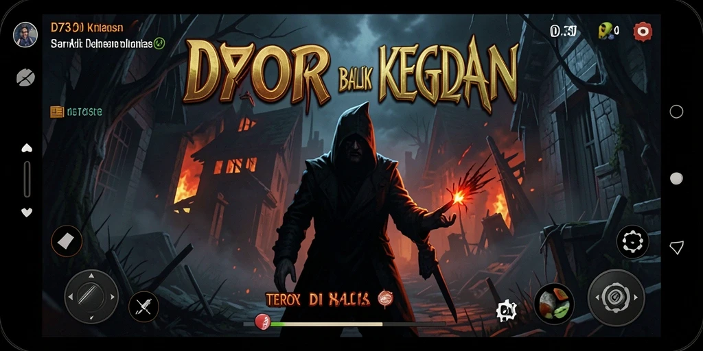 Tampilan gameplay D73 yang menakutkan dan mencekam.