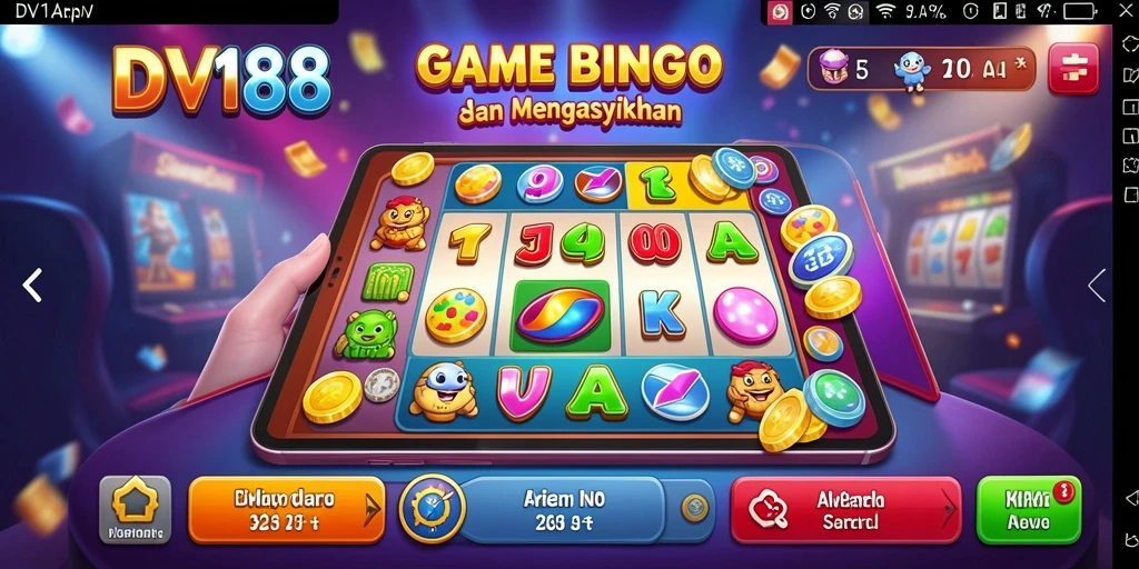Tampilan gameplay yang memukau dalam permainan Bingo.