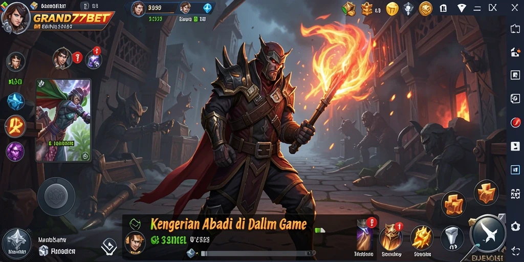 Screenshot dari gameplay GRAND77BET yang mencerminkan suasana horor yang mencekam.