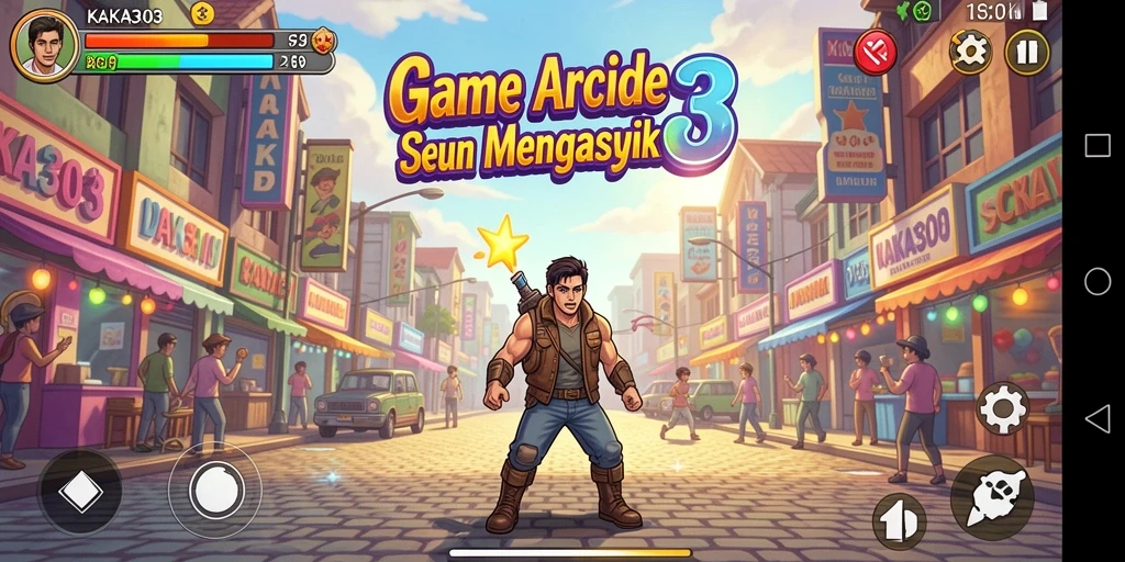 Screenshot permainan KAKA303 menampilkan gameplay yang seru dan penuh tantangan.