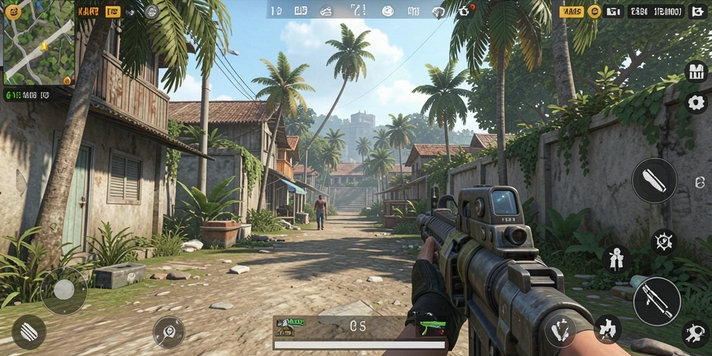 Tampilan seru gameplay KAKRP saat pertempuran intens.