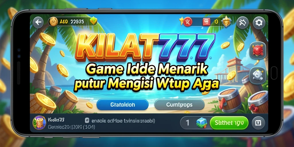 Tampilan utama gameplay KILAT777 yang menarik dan penuh warna.