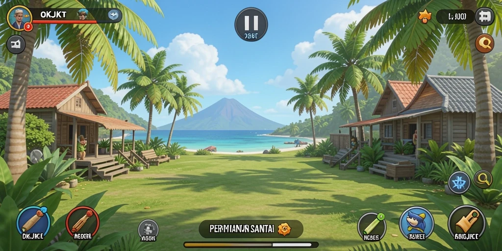Screenshot gameplay OKJKT yang menampilkan tantangan menyenangkan.
