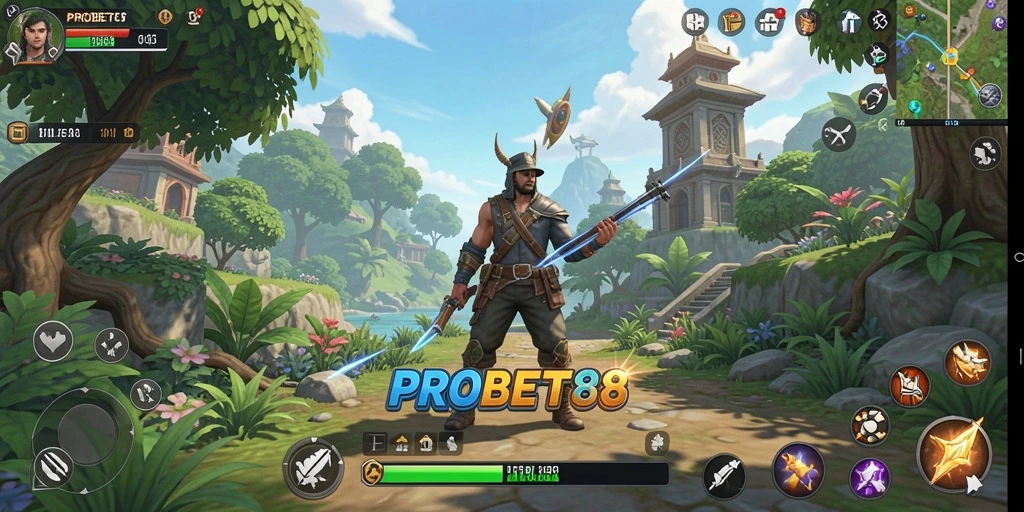 Tampilan utama gameplay PROBET88 yang menakjubkan dalam dunia terbuka.