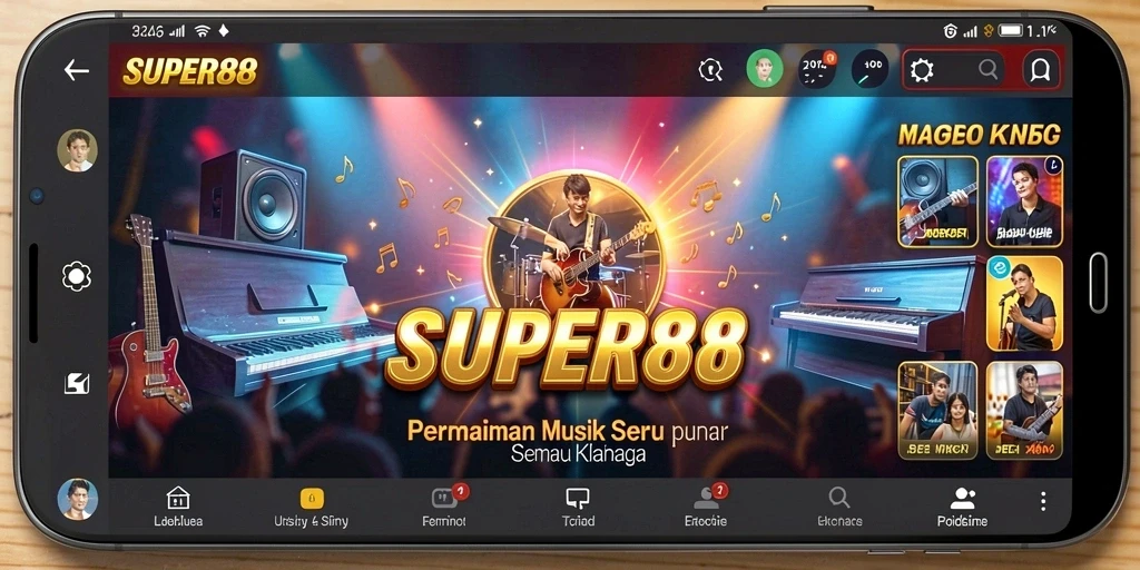 Tampilan gameplay SUPER88 yang menarik dan interaktif.