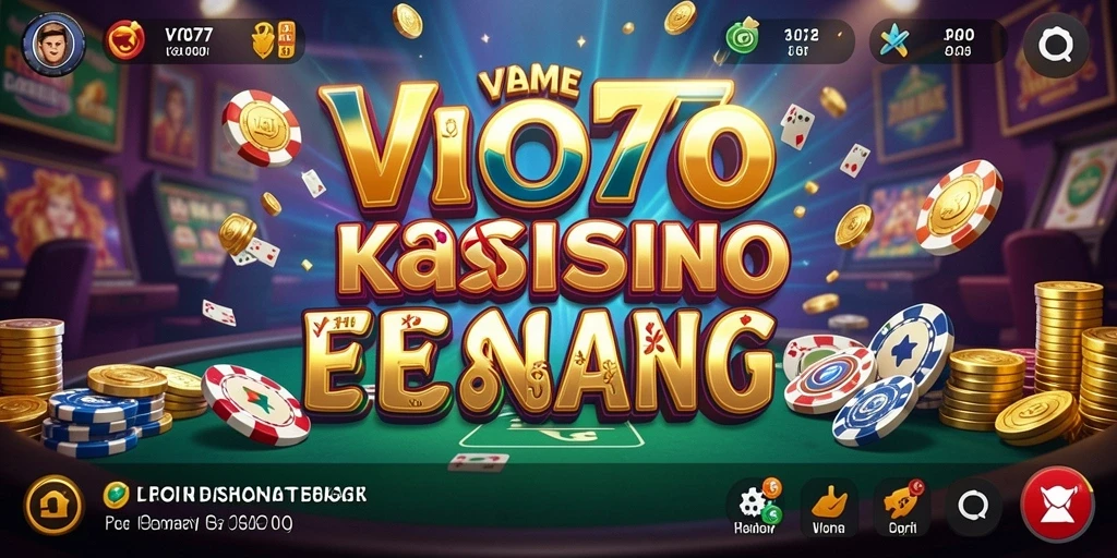 Screenshot VIO77 menampilkan aksi seru dari permainan Kasino.