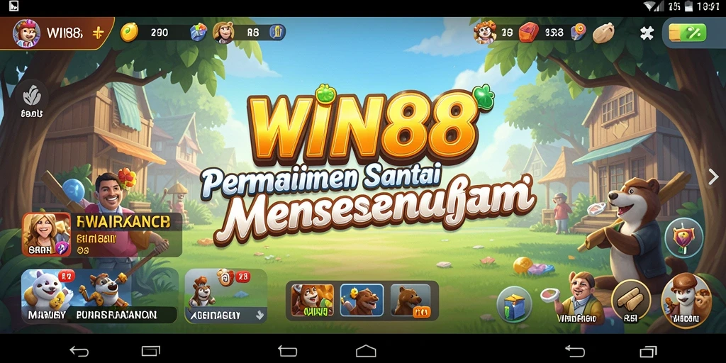 Gameplay WIN88 yang penuh warna dan interaktif.